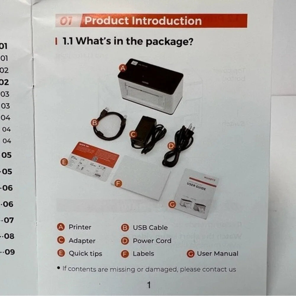 MUNBYN Thermal Shipping Label Printer Green NIB